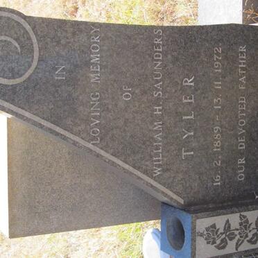 TYLER William H. Saunders 1889-1972