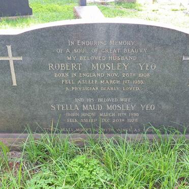 YEO Robert, MOSLEY 1908-1955 &amp; Stella Maud HINDS 1895-1976 :: MARTIN Hilda Grace nee HINDS 1897-1985