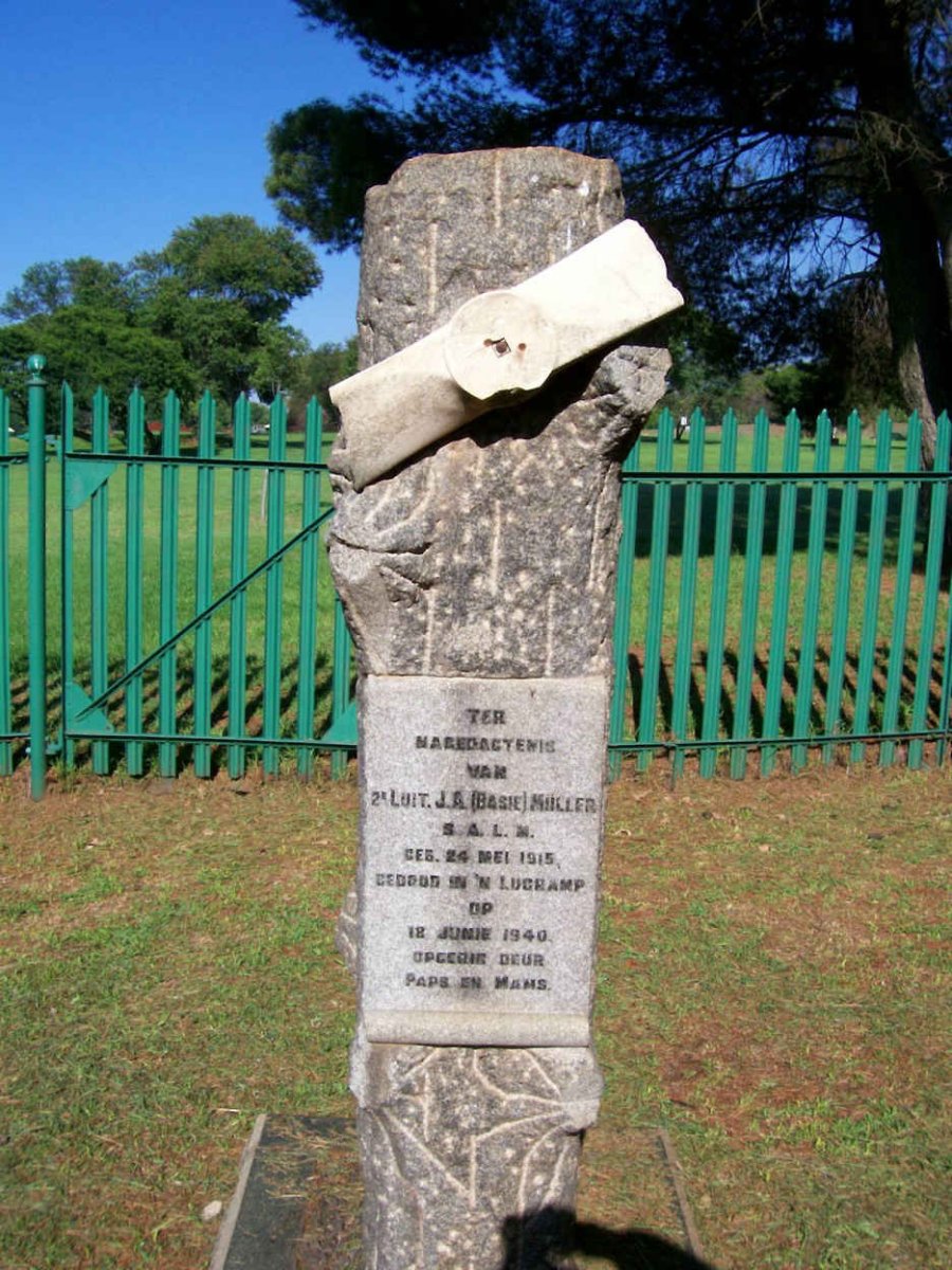 MULLER J.A. 1915-1940