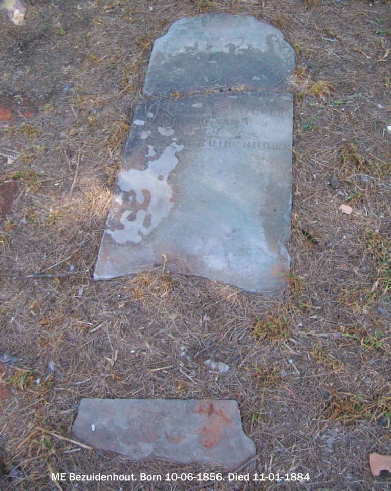 BEZUIDENHOUT M.E. 1856-1884