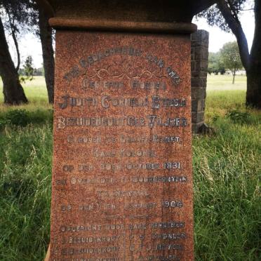 BUIZUIDENHOUT Judith Cornelia Etresia nee VILJOEN 1831-1904