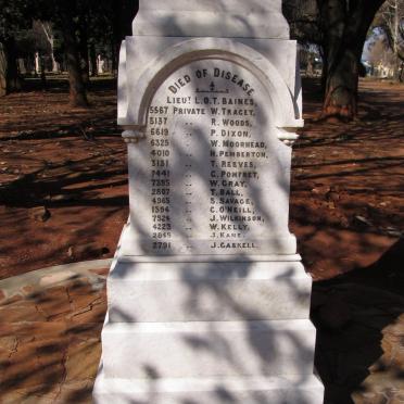 1. Memorial - East Lancashire Regiment 1899-1902