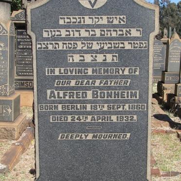 BONHEIM Alfred 1860-1932