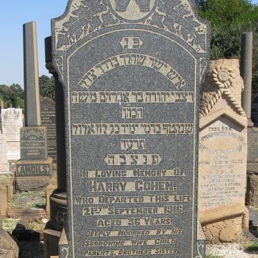 COHEN Harry -1916