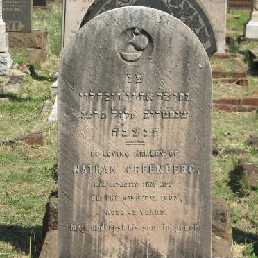 GREENBERG Nathan -1903