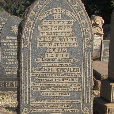 GREVLER Rachel -1916