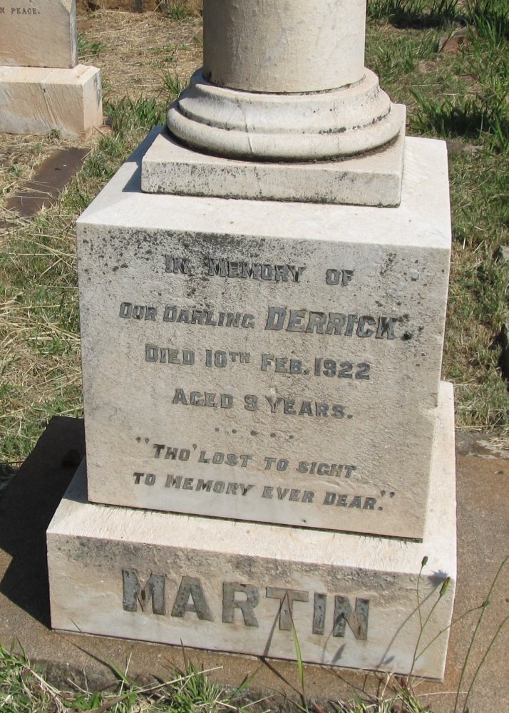 MARTIN Derrick -1922