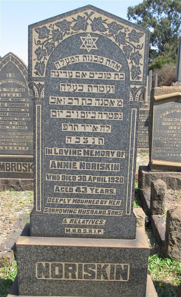NORISKIN Annie -1920