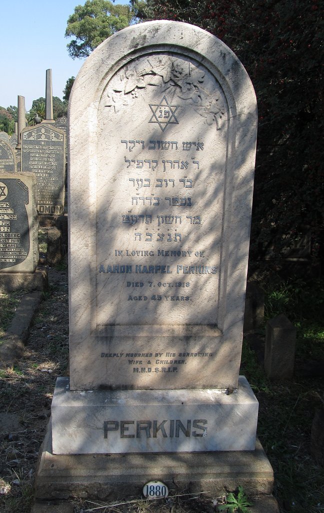 PERKINS Aaron Karpel -1918