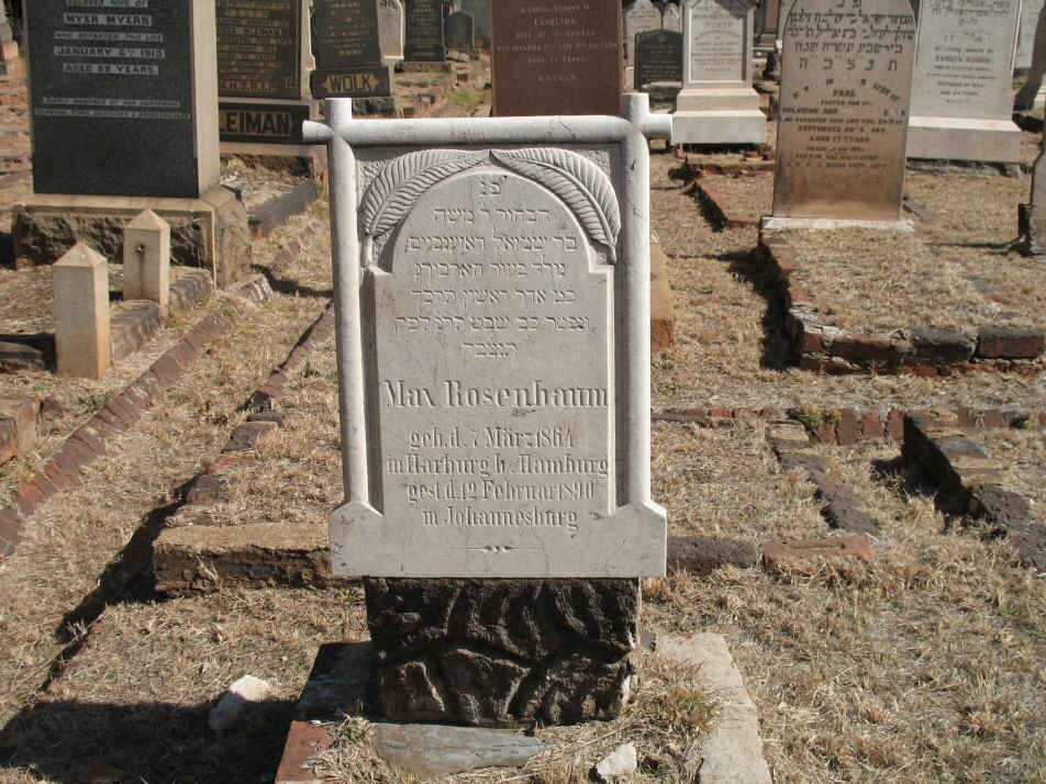 ROSENBAUM Max 1864-1890