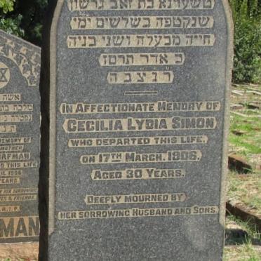 SIMON Cecilia Lydia -1906