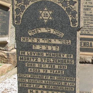 STOLTZENBERG Moritz -1921