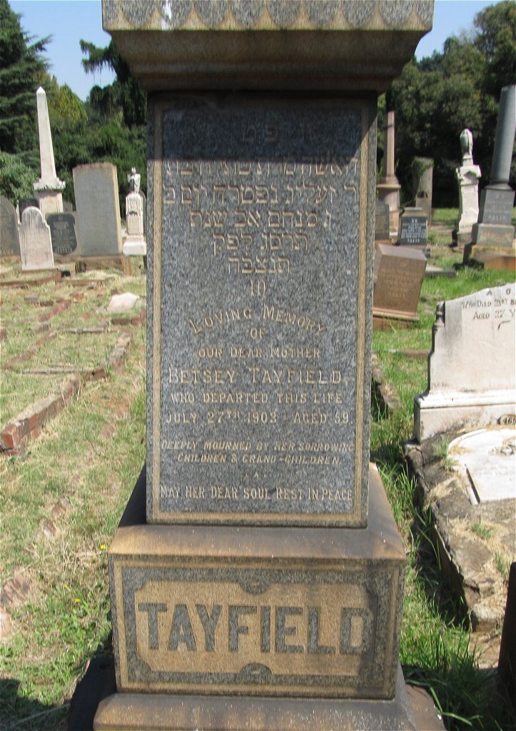 TAYFIELD Betsey -1903