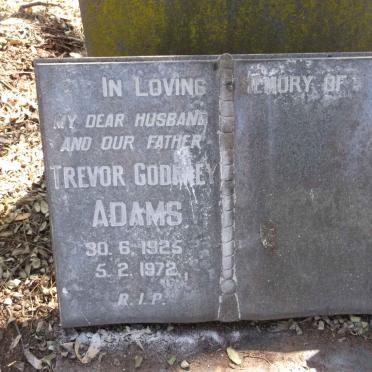 ADAMS Trevor Godfrey 1925-1972