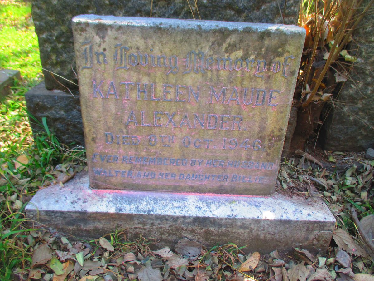 ALEXANDER Kathleen Maude  -1946