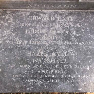 ASCHMANN Edward Carl 1911-1983 &amp; Hazel Amelia RUTTER 1915-1991 :: ASCHMANN Frank Edward 1940-1973 _2
