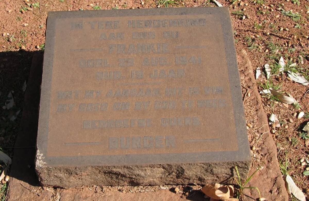 BURGER Frankie -1941