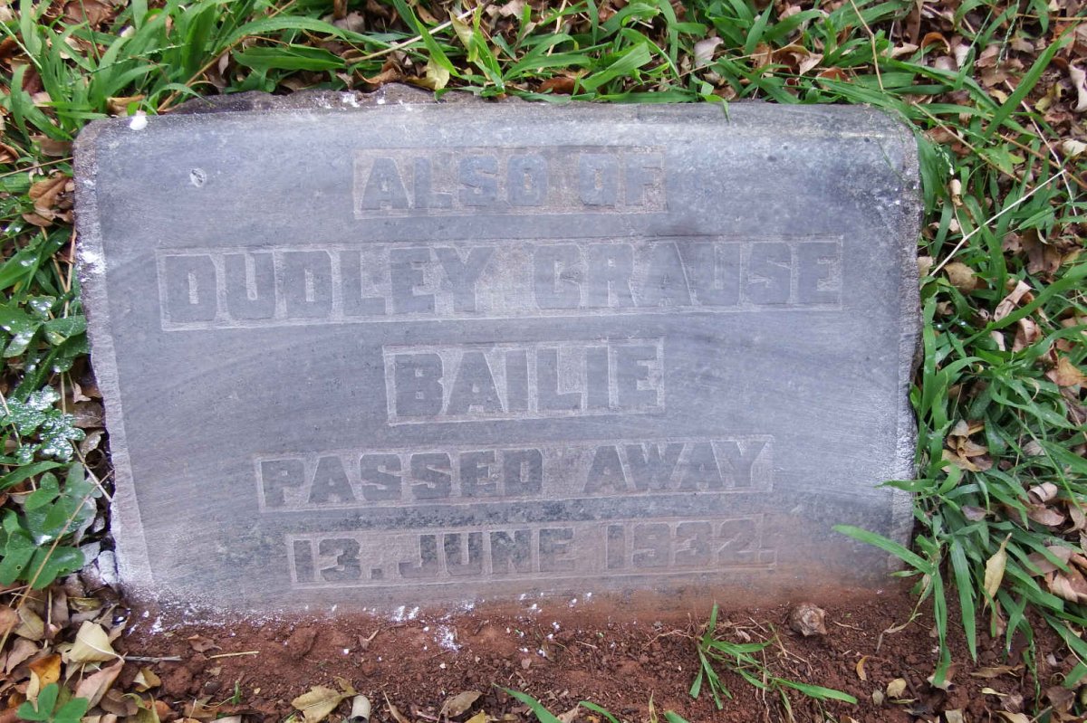 BAILIE Dudley Crause -1932