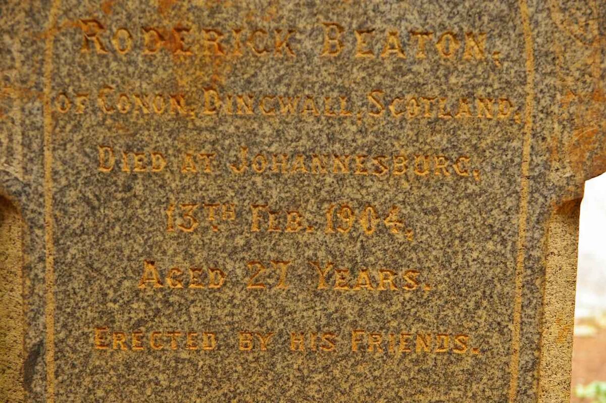 BEATON Roderick -1904