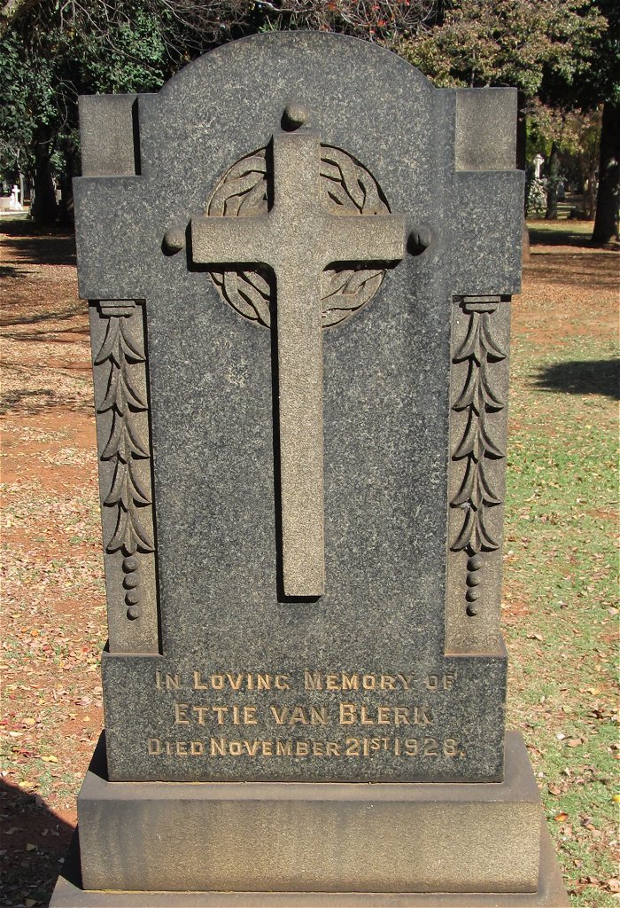 BLERK Ettie, van -1928