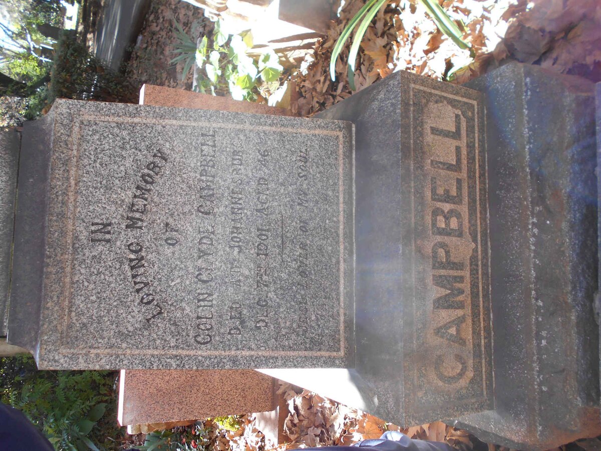 CAMPBELL Colin Clyde -1901