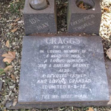 CRAGGS Frederick Thomas -1972 &amp; Ida May -1971