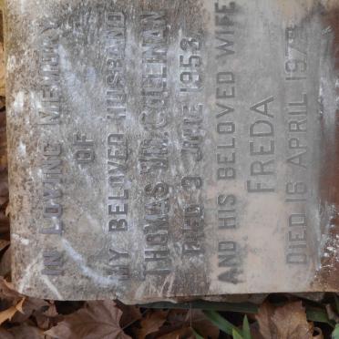 CULLINAN Thomas William -1953 &amp; Freda -1979