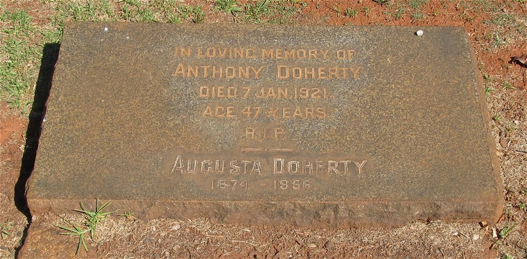 DOHERTY Anthony -1921 &amp; Augusta 1874-1956