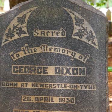 DIXON George 1830-1904