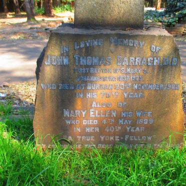 DARRAGH John Thomas  -1922 &amp; Mary Ellen  -1899