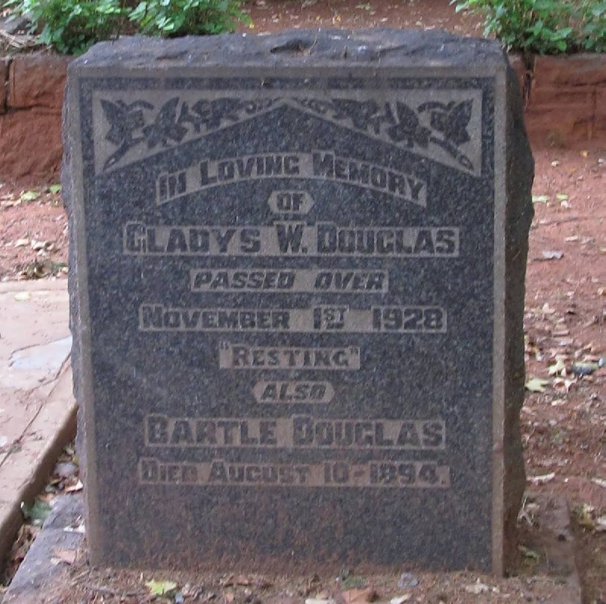 DOUGLAS Bartle -1894 :: DOUGLAS Gladys W. -1928