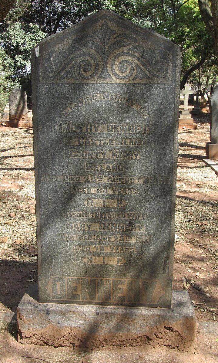 DENNEHY Timothy -1914 &amp; Mary -1921