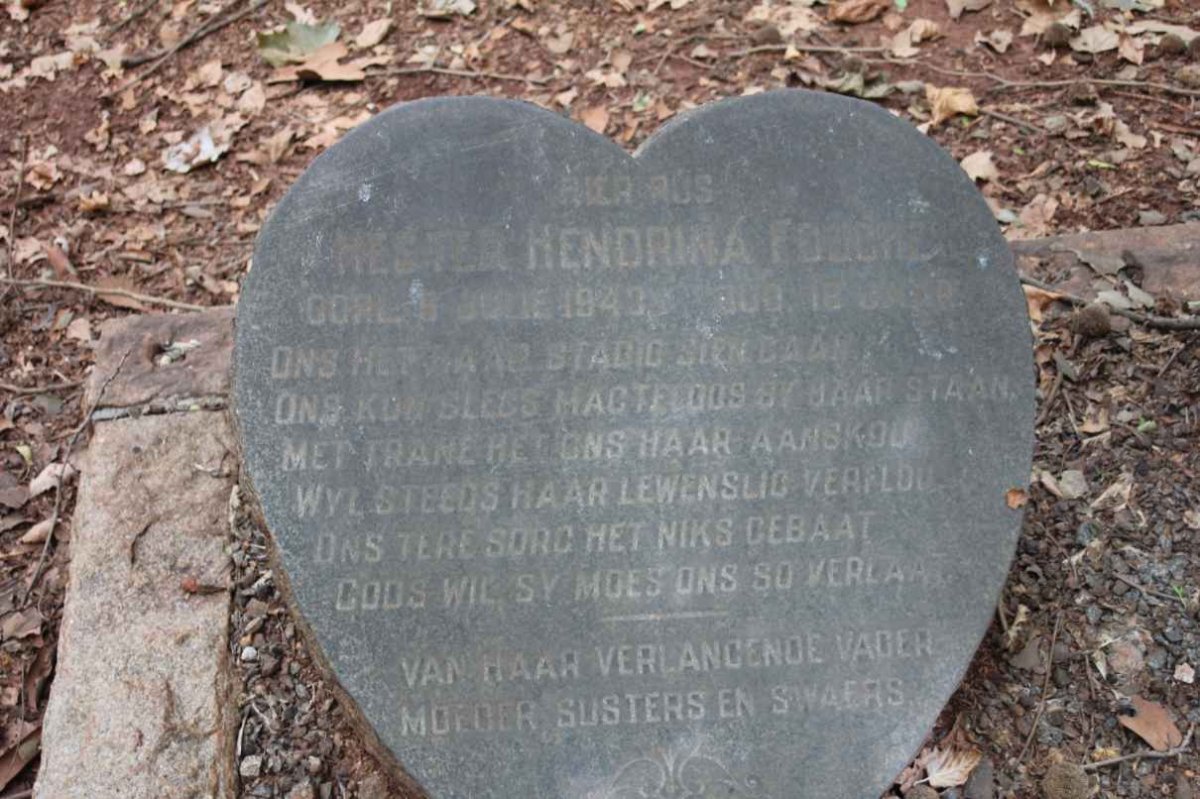 FOUCHE Hester Hendrina  -1943