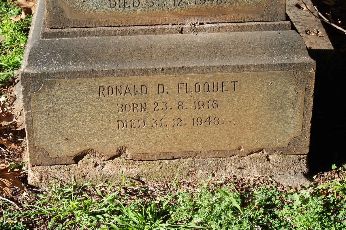 FLOQUET Ronald D. 1916-1948