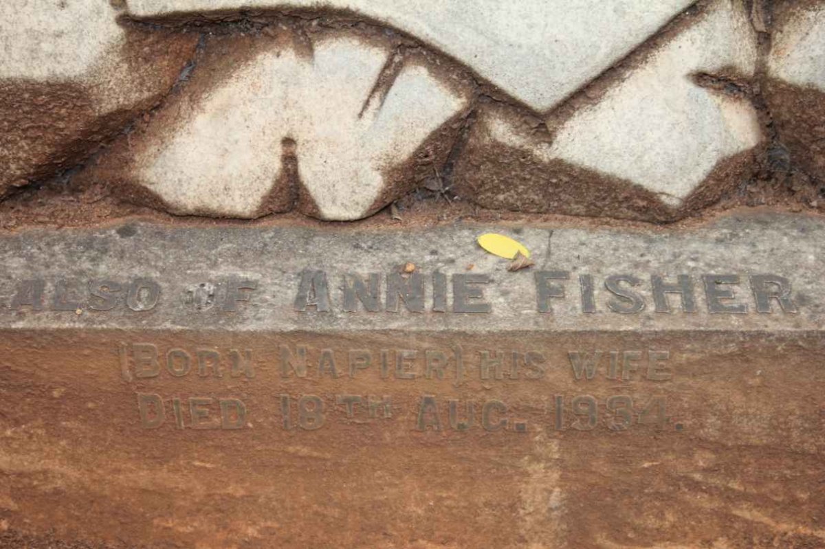 FISHER Annie nee NAPIER -1934