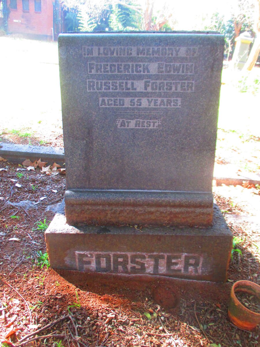FORSTER Frederick Edwin Russel 