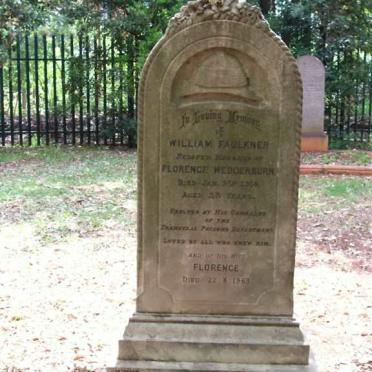 FAULKNER William -1910 &amp; Florence WEDDERBURN -1963