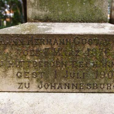 GRIMM Johann Hermann Gustav 1876-1907