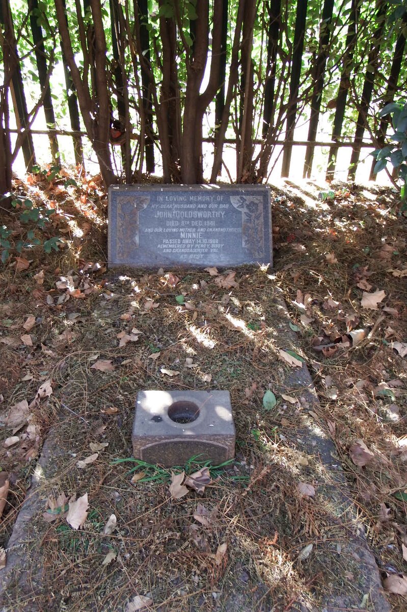 GOLDSWORTHY John -1941 &amp; Minnie -1988