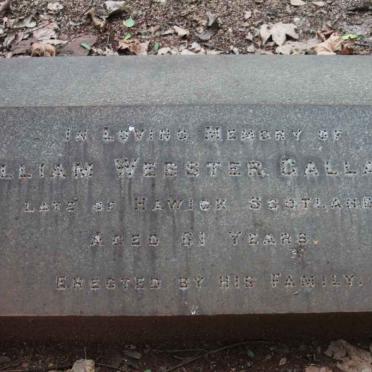 GALLAWAY William Webster