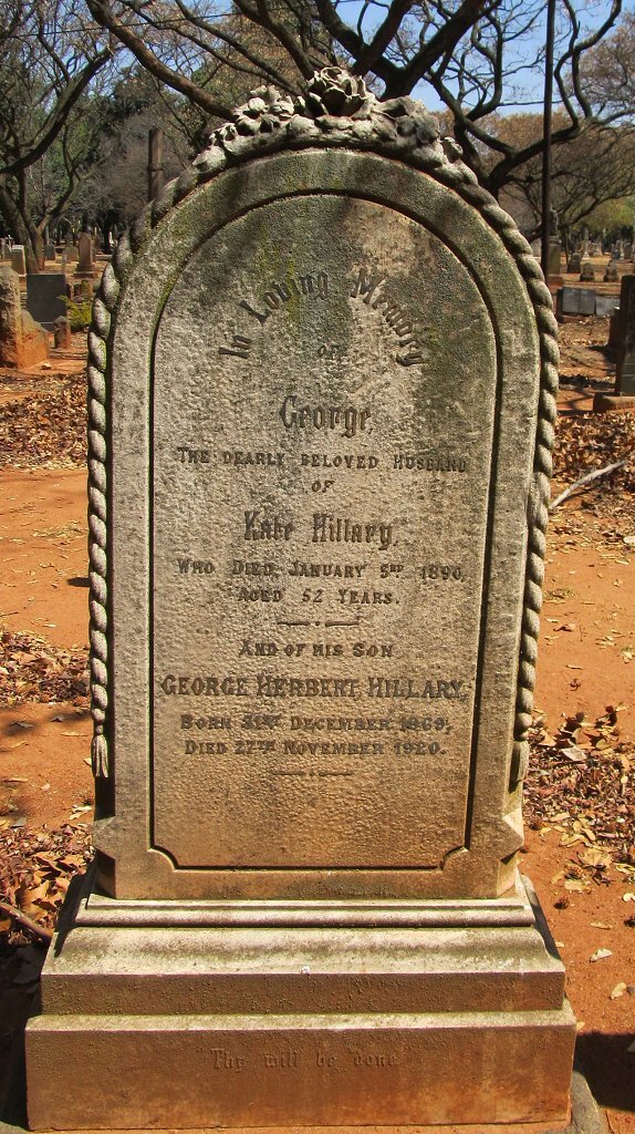 HILLARY George -1890 :: HILLARY George Herbert 1869-1920