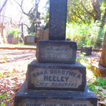 HEELEY Anna Dorothea nee SCHUTTE 1878-1925
