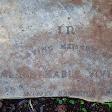 HARVEY Alice Mable Vivian -1897