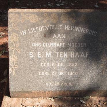 HAAF S.E.M., ten 1862-1940