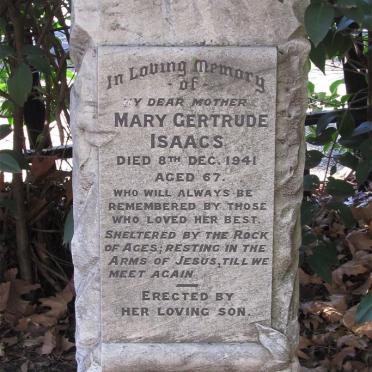 ISAACS Mary Gertrude -1941