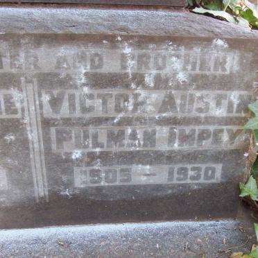 IMPEY Victor Austin Pulman 1905-1930