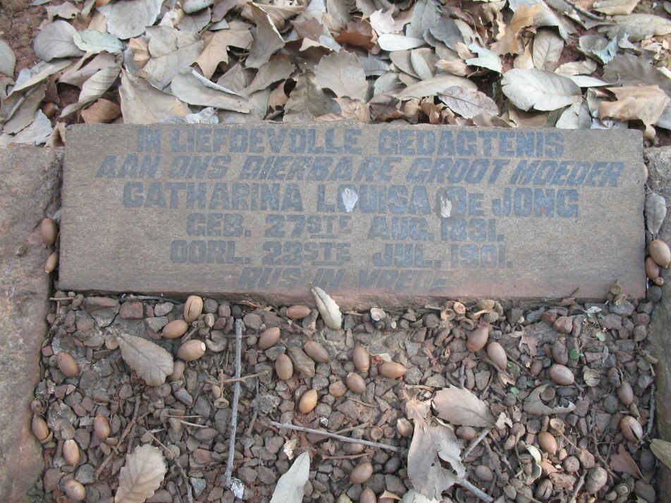 JONG Catharina Louisa, de 1831-1901