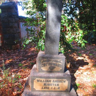 KIRSTEN William Andrew -1922