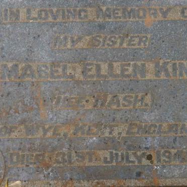 KING Mabel Ellen nee NASH -1941