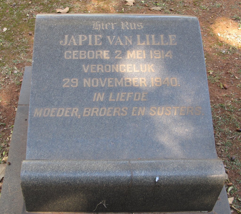 LILLE Japie, van 1914-1940